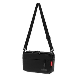 Manhattan Portage Genuine Cityhall Shoulder Bag, Nylon Tussah Quill, Black