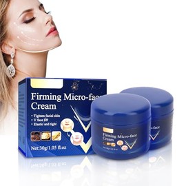Crema Moldeadora de Lifting Facial en V, Cosméticos Reafirmantes de Mentón Fino, Antiarrugas para Eliminar las Arrugas, Crema de Masaje para Apretar la Piel de los Ojos
