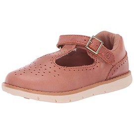 Stride Rite Baby-Girl's SRT Nell Mary Jane Flat, sierra, 4 W US Toddler