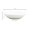 Euro Ceramica Essential Collection Porcelain Entertaining Dinnerware and Serveware, Large