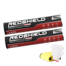 High-Performance Red Grease, 2 x 14 Oz. Extreme Pressure, NLGI 2, Water-Resistant, High Temp for Wheel Bearings, Suspension, RVs, Agricultural Equipment, and Heavy-Duty Applications 2 x 390g