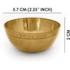 SATVIK Set of 6 Pure Brass Bhog Bowl Set for
