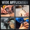 Pukamam 20 Pcs Flap Wheel Sander Set 80 Grit Sanding