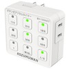 Timer, Outlet, Button-type Digital Timer, Direct Outlet, White, Automatic Button,