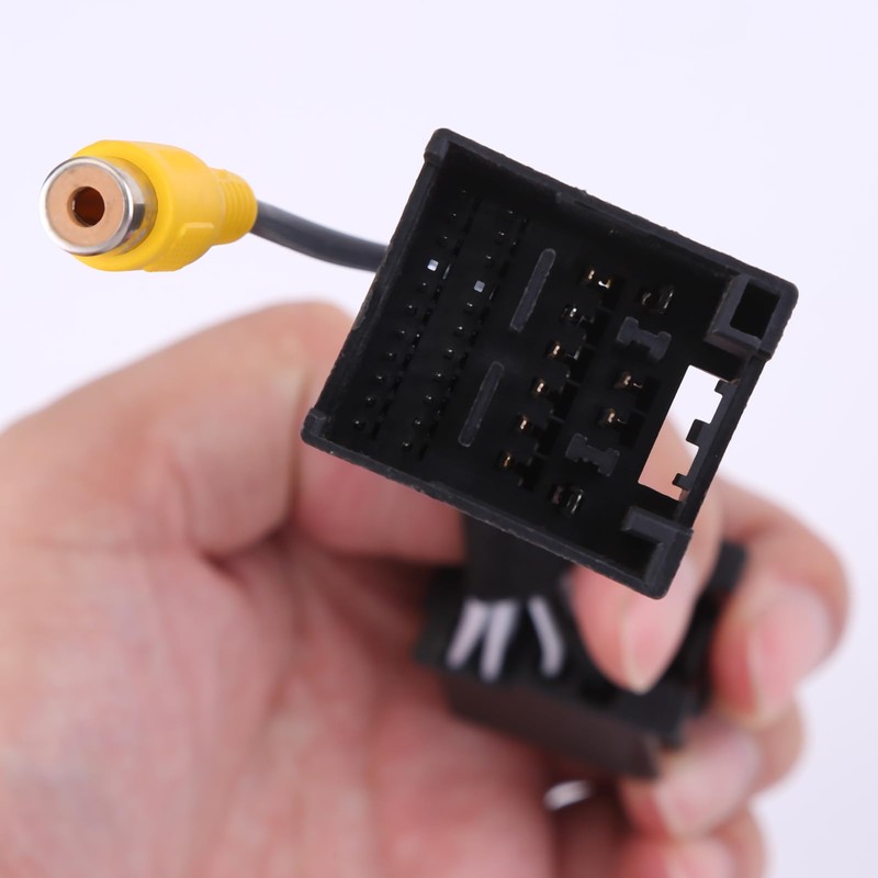 iSpchen 32 Pin Car Reversing Camera Cable Adaptor, Rear View