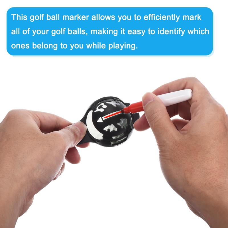 PATIKIL Golf Ball Liner 1 Set Golf Line Marking Drawing