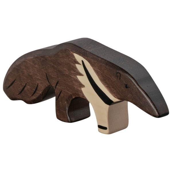 HOLZTIGER 80620 Wooden Ant Bear, Handmade Wooden Toy Made of