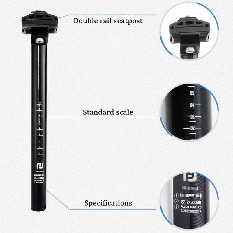 Seatpost 30.4 X 300mm Bicycle Seat Post Suitable for Most
