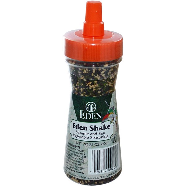 Eden Foods, Eden Shake, Sesame and Sea Vegetable Seasoning, 2.1 oz (60 g) - 2pcs