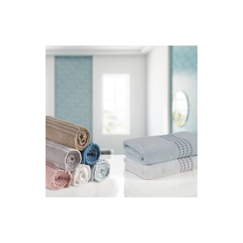 Maisonette Classy Bath Towel Large (70 x 140 cm, Pack