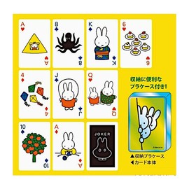 ENSKY Miffy Playing Cards, 6 Years and Up