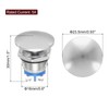 METALLIXITY 1PCS 5A 16MM 7/8" Momentary Mushroom Head Push Button