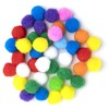 Cousin DIY Multicolor 1 inch Poms, 40 Pack