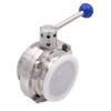 DERNORD Sanitary Butterfly Valve with Pull Handle Stainless Steel 304