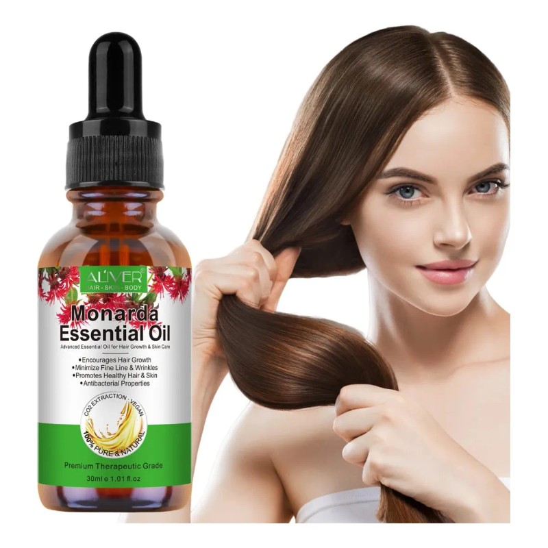 Aceite Monarda Antibacteriano Piel Cuidado Cabello, Antiedad Monarda