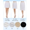 BEAUTELICATE Women's Half Slip 100% Cotton Vintage Underskirt Extender Bridal