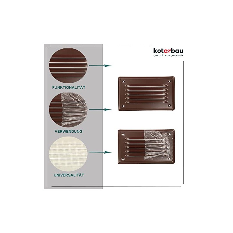 KOTARBAU 05907465900836 Post Support, 165 x 100 mm, Brown