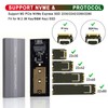 M.2 Nvme PCIE NGFF SATA SSD Enclosure Type C Port