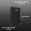 Visol Flatso Torch Lighter - Flat Flame, Refillable Gas Butane