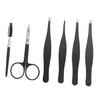 Ipetboom Stylish Beauty Tool Pcs Eyebrow Clip Set Practical Tweezers