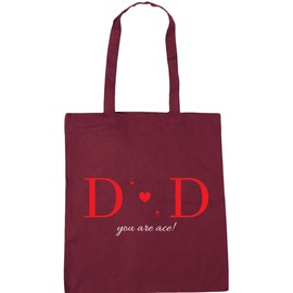 Hippowarehouse dad you are ace Tote Shopping Gym Beach Bag 42cm x38cm,10 litres