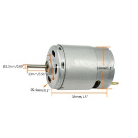 CHANCS Electric Motor 380 Motor DC 6V 8800RPM Mini Motor DC 12V 17600RPM for DIY Hobby Toy Cars Remote Control