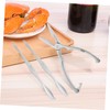 Ipetboom 3pcs Seafood Eating Tools Set Zinc Alloy Crab Clip