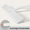 Shower Squeegee for Glass Doors, 11-Inch Silicone Squeegee with Non-Slip