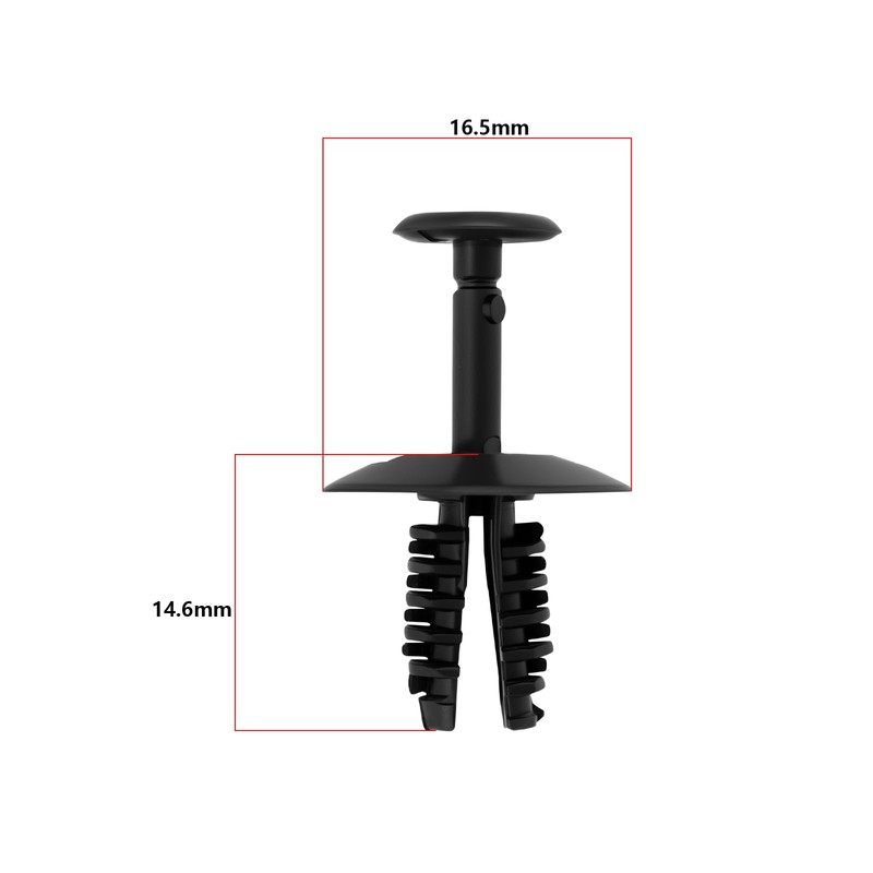ECSiNG 20pcs Car Slam Panel Clips Front Grille Clips Replacement