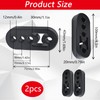 2Pcs Exhaust Rubber Mount Universal Car Exhaust Hanger 4 Holes