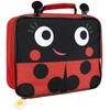 Harry Bear Girls Ladybug Lunch Bag Kids School Lunch Box
