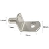 1/4 Inch Shelf Pegs,40Pcs Bracket Support Pins L-Shaped Holders for