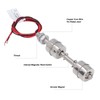 120mm Water Level Sensor Stainless Steel Double Ball Float Switch
