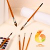 Sable Watercolour Brushes Set-Artist Paint Brushes 6PCS Professional Kolinsky Paint