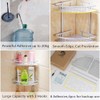 Hawsam No Drilling Bathroom Corner Shelves, Aluminum 2 Tier Shower