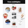 6 Piezas Miserables Espatula Silicon, Espatulas Silicona Mini, Espátula De