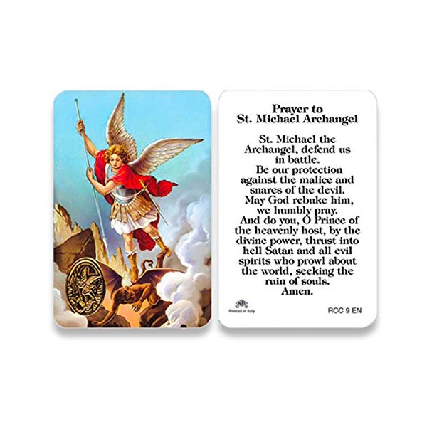 St. Michael the Archangel Prayer Card (RCC 9E)