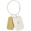 Tideway 638854 Key Chain, 9/O.WHITE