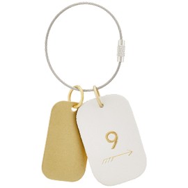Tideway 638854 Key Chain, 9/O.WHITE