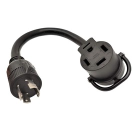 Parkworld 61827 Adapter Cord 4 Prong Plug Generator L14-30P to 14-60R Welder Receptacle, NEMA L14-30 Generator Male to NEMA 14-60R Welding Female, 30A, 125V/250V 1.5FT