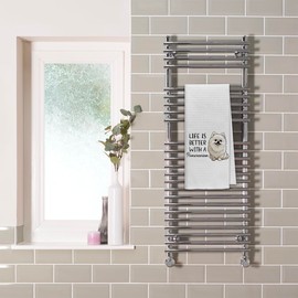 Dibor Life is Better with A Pomeranian Kitchen Towels Dish Towels Dishcloth,Cute Puppy Dog Absorbent Drying Cloth Hand Towels Tea Towels for Bathroom Kitchen,Dog Lovers Girls Women Gifts