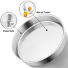 P&P CHEF Cake Pan Set of 4, Stainless Steel Baking