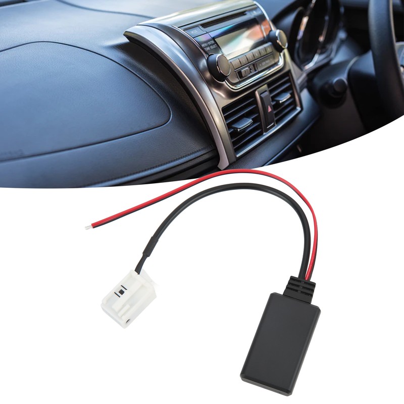 Car Bluetooth Module AUX Adapter Cable 12V Replacement for Citroen