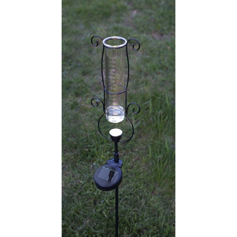 Star Pluvio LED Solar Rain Gauge 1 Warm White LED