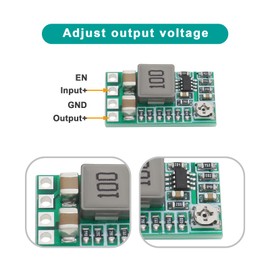 LT Easiyl 10PCS DC-DC Regulator Module Buck Converter Regulator Module 4.5-24V to 0.8-17V Mini Adjustable Voltage Converter Power Supply Power Module 20x10mm