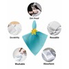 Lsrtoss Teal Ombre Cloth Napkins Set of 6 Reusable Dinner
