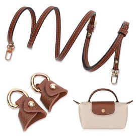 Shoulder Strap for Longchamp Women's Bag, Terracotta Shoulder Strap, Adjustable Shoulder Strap for Bags, Bag Strap Extension (Width of Shoulder Strap 0.9 cm)