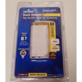 Leviton 6606-1LM  Touch Dimmer (White/Almond)