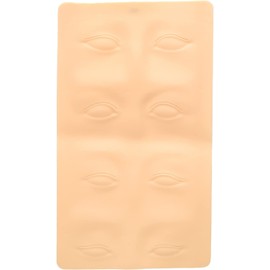 Piel de Práctica para Microblading Delineador de Cejas Maquillaje Permanente Silicona Práctica Piel Tatuaje Entrenamiento Piel Falsa para Principiantes Y Profesionales 26,4 X 15,5 X 0,2 Cm
