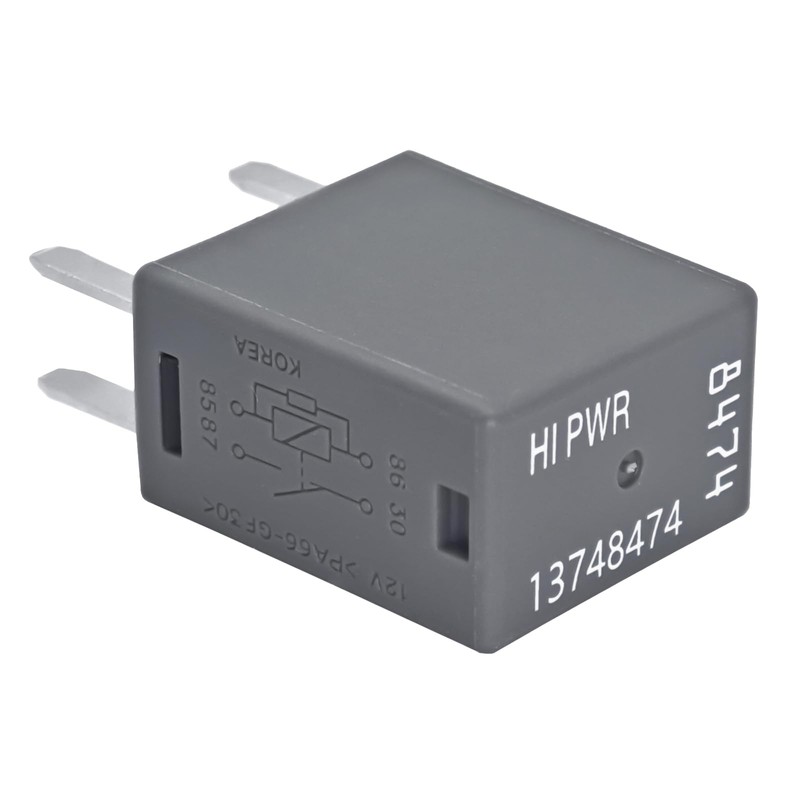 Automotive Relay 13748474 8474 (Pack of 6) - 12V 4-Pin